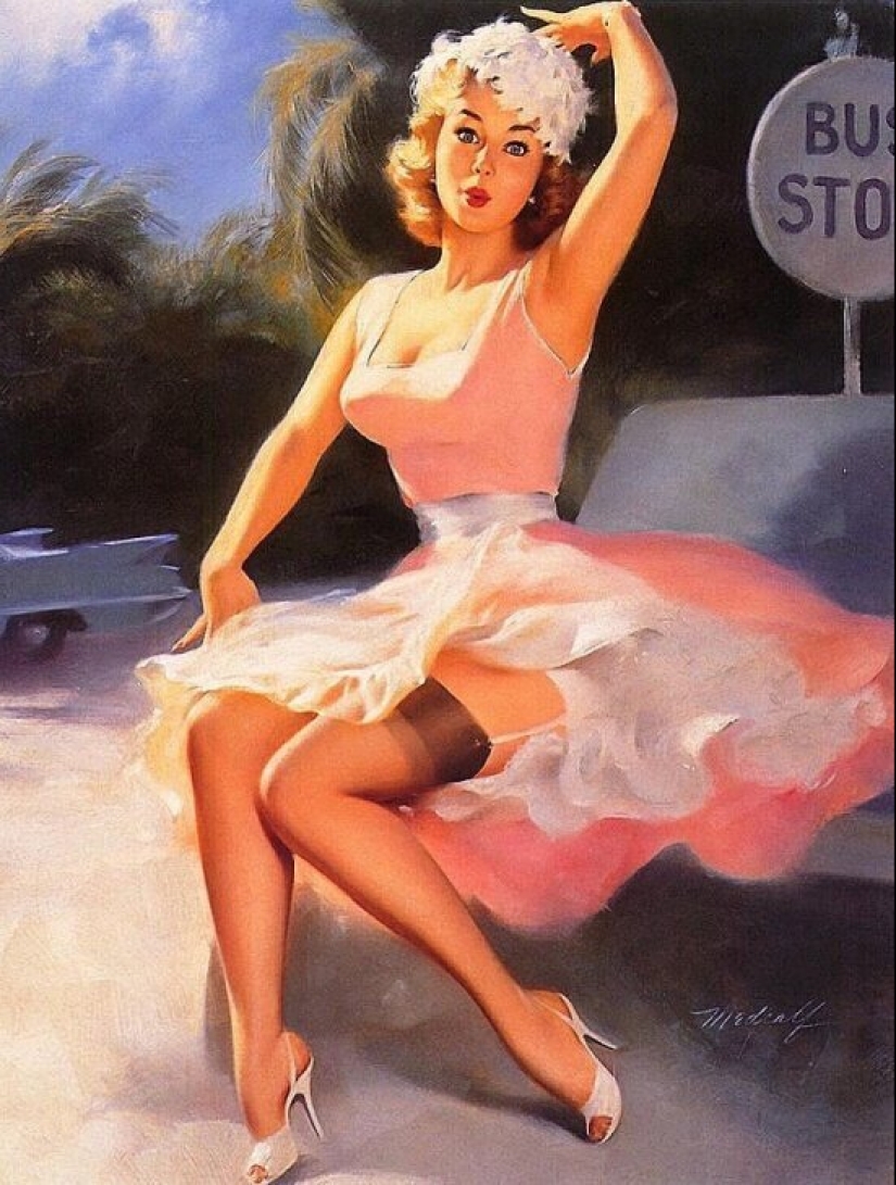 Solid American pinup by Bill Madcalf Solid American pinup by Bill Madcalf