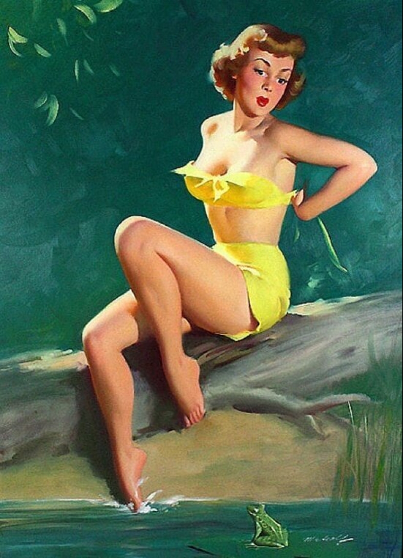 Solid American pinup by Bill Madcalf Solid American pinup by Bill Madcalf