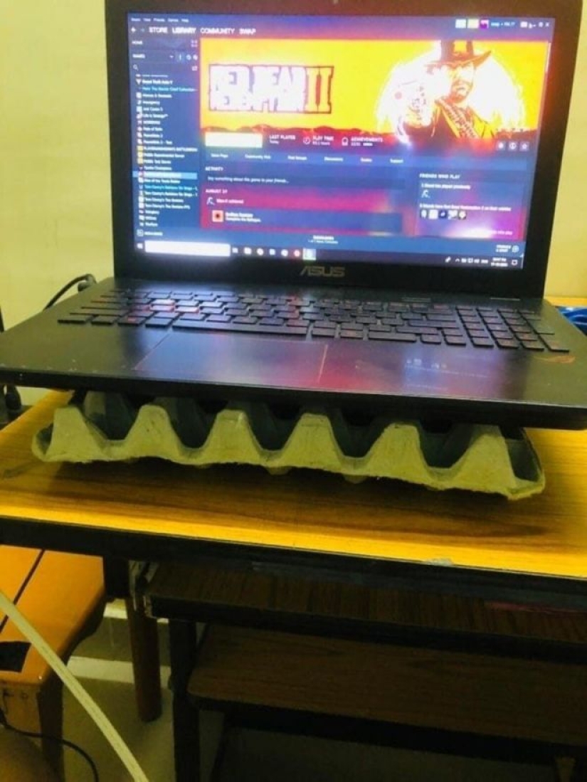 Soy ingeniero en casa de mi madre: 22 ejemplos de fotos cuando se hace torpemente, pero funcionalmente