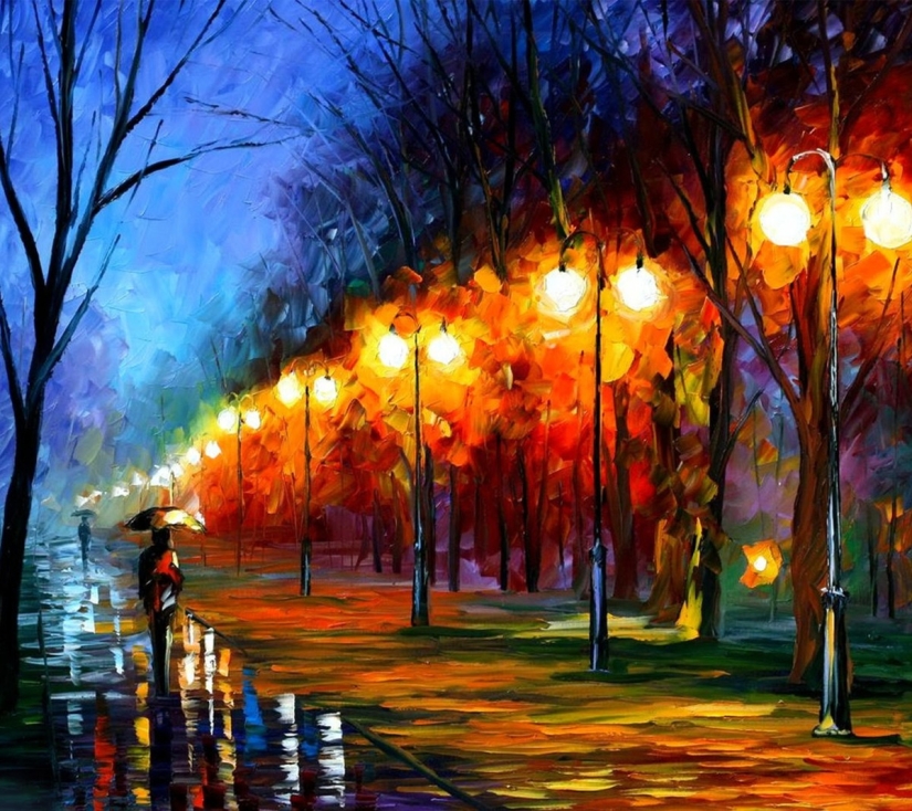 Splashes of color: Amazing paintings by a Belarusian artist who paints with a palette knife Splashes of color: Amazing paintings by a Belarusian artist who paints with a palette knife