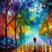 Splashes of color: Amazing paintings by a Belarusian artist who paints with a palette knife