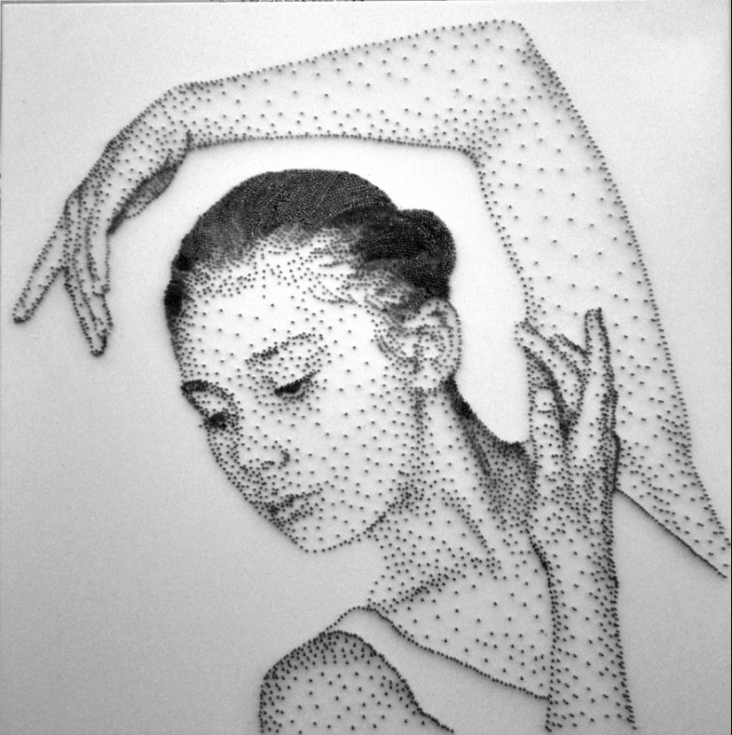 Spot work: impresionantes esculturas hechas de cientos de miles de clavos Spot work: impresionantes esculturas hechas de cientos de miles de clavos