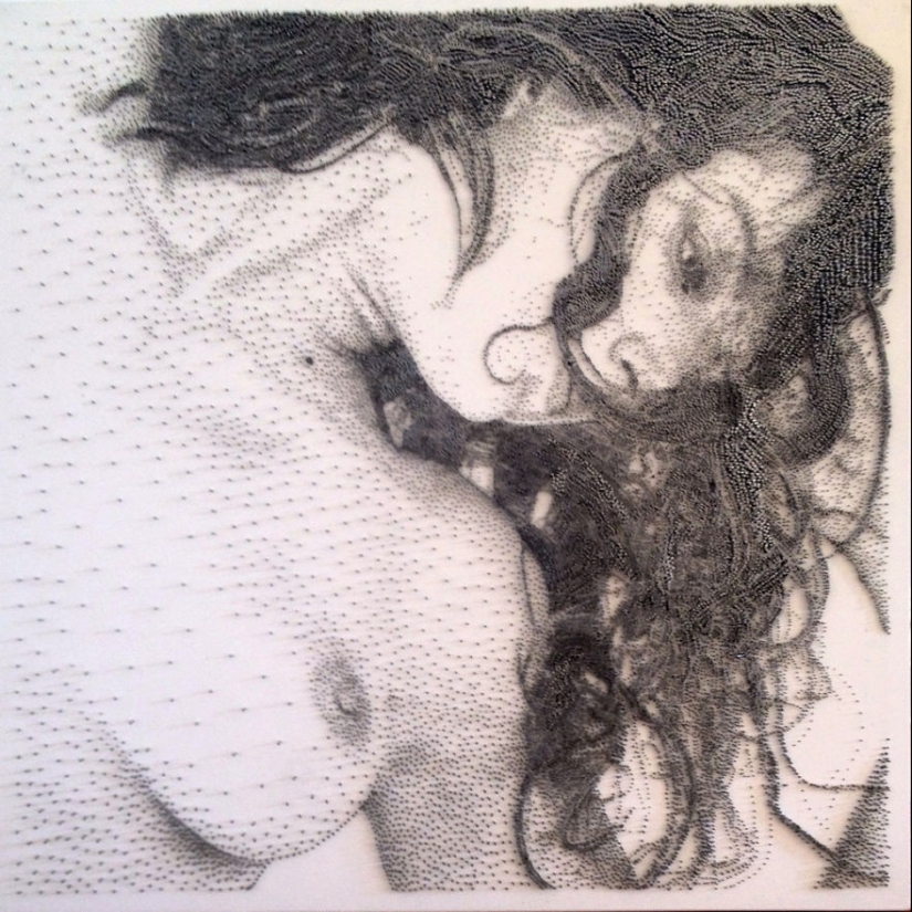 Spot work: impresionantes esculturas hechas de cientos de miles de clavos Spot work: impresionantes esculturas hechas de cientos de miles de clavos