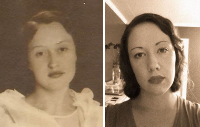 Start the time machine: 25 photos of grandparents who recreated their grandchildren Start the time machine: 25 photos of grandparents who recreated their grandchildren