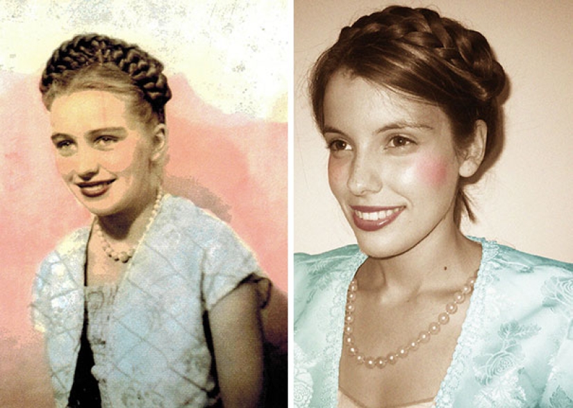 Start the time machine: 25 photos of grandparents who recreated their grandchildren Start the time machine: 25 photos of grandparents who recreated their grandchildren