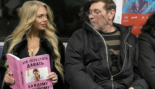 Strange book covers that can be found in transport