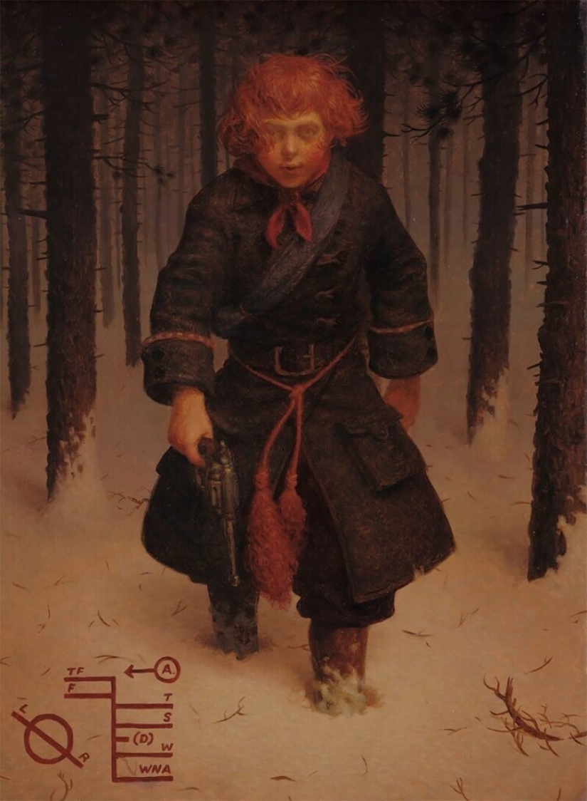 Strange creatures in the paintings of Peter Ferguson