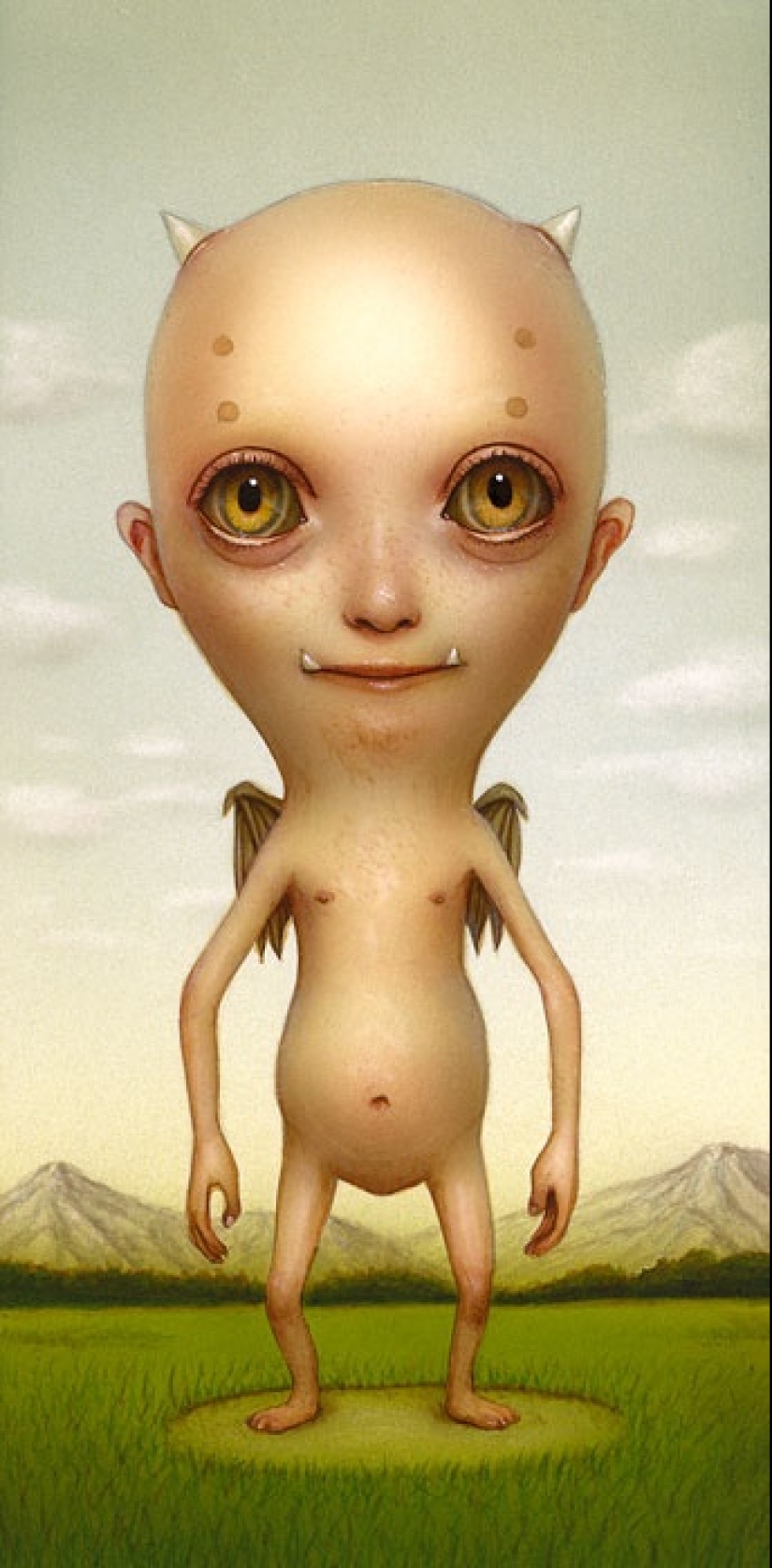 Streams of Consciousness in Naoto Hattori's paintings, similar to hallucinations Streams of Consciousness in Naoto Hattori's paintings, similar to hallucinations