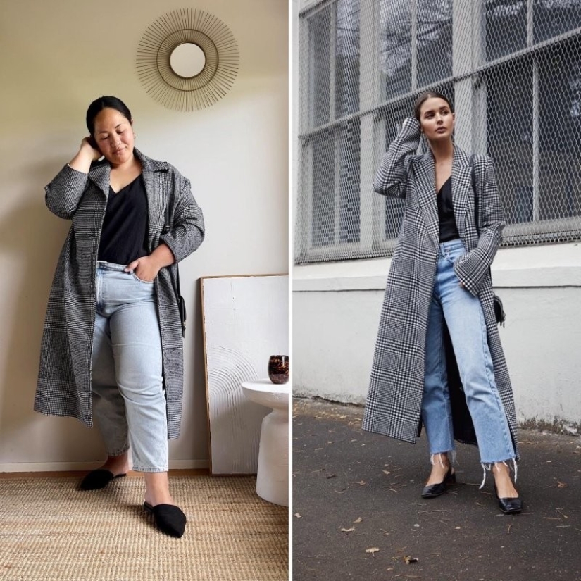 Style not size, or How girls of different sizes look in the same clothes