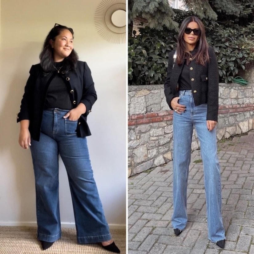 Style not size, or How girls of different sizes look in the same clothes