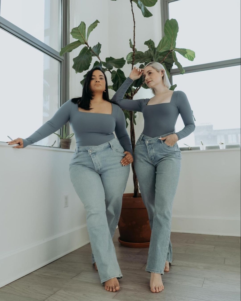 Style not size, or How girls of different sizes look in the same clothes