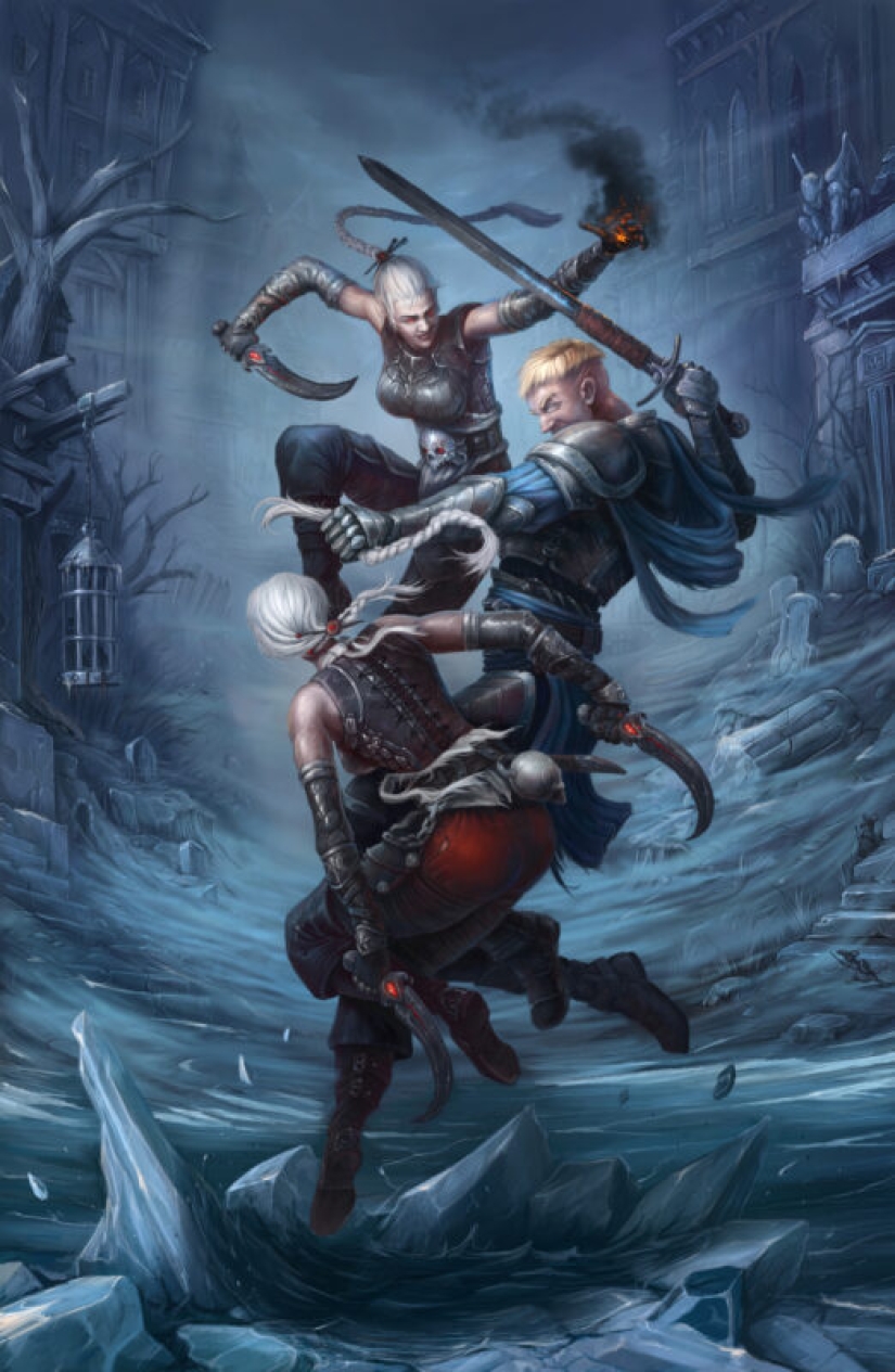 Sumérgete en el Gótico: oscuros mundos de fantasía de Ilustrador Tony Sart Sumérgete en el Gótico: oscuros mundos de fantasía de Ilustrador Tony Sart