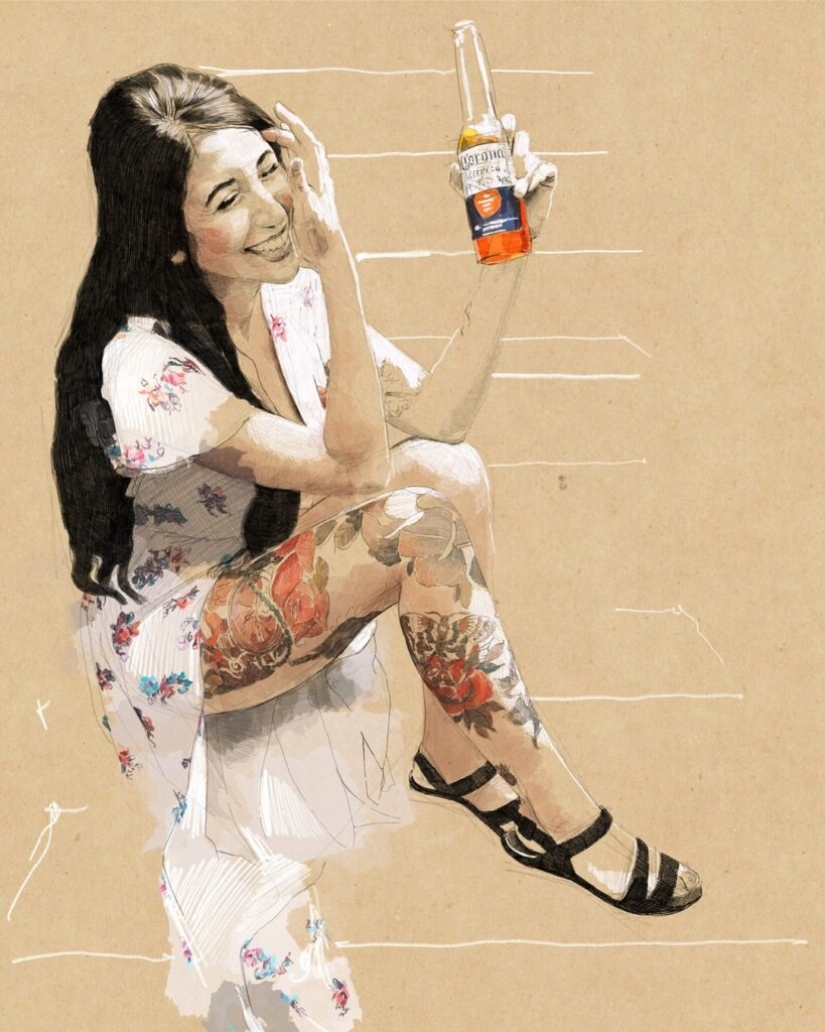 Sunny mood from the artist Tito Merello Vilar