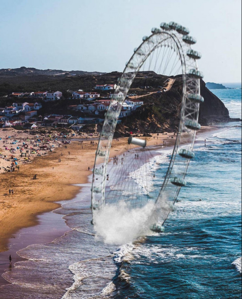 Surreal photo manipulations of Justin Peters