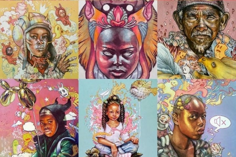 Surrealista trabajo de Kayla Mahaffey que va a transformar su visión en la pintura de retratos Surrealista trabajo de Kayla Mahaffey que va a transformar su visión en la pintura de retratos