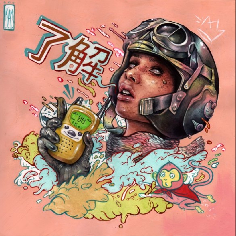 Surrealista trabajo de Kayla Mahaffey que va a transformar su visión en la pintura de retratos Surrealista trabajo de Kayla Mahaffey que va a transformar su visión en la pintura de retratos