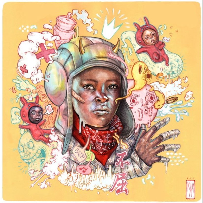 Surrealista trabajo de Kayla Mahaffey que va a transformar su visión en la pintura de retratos Surrealista trabajo de Kayla Mahaffey que va a transformar su visión en la pintura de retratos