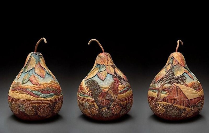 Tallas de calabaza de Marilyn Sunderland