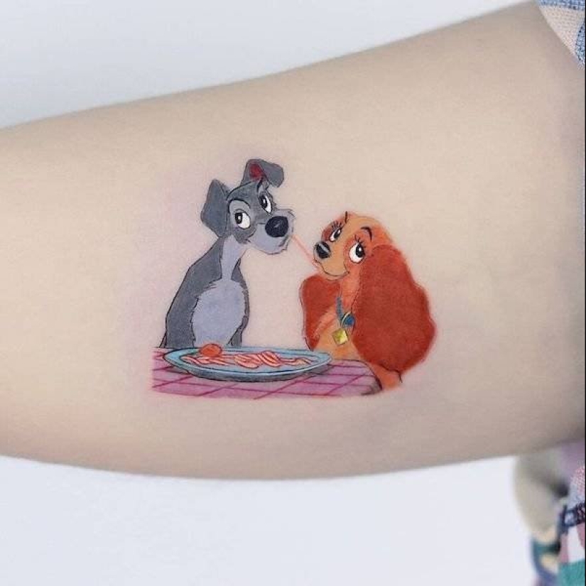 Tattoos of Hakan Adik, combining famous paintings and pop culture characters Tattoos of Hakan Adik, combining famous paintings and pop culture characters