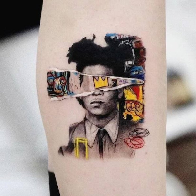 Tattoos of Hakan Adik, combining famous paintings and pop culture characters Tattoos of Hakan Adik, combining famous paintings and pop culture characters