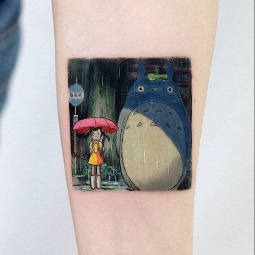 Tattoos of Hakan Adik, combining famous paintings and pop culture characters Tattoos of Hakan Adik, combining famous paintings and pop culture characters