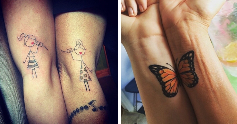 Tatuajes de madre e hija a juego que dicen mucho sin palabras Tatuajes de madre e hija a juego que dicen mucho sin palabras