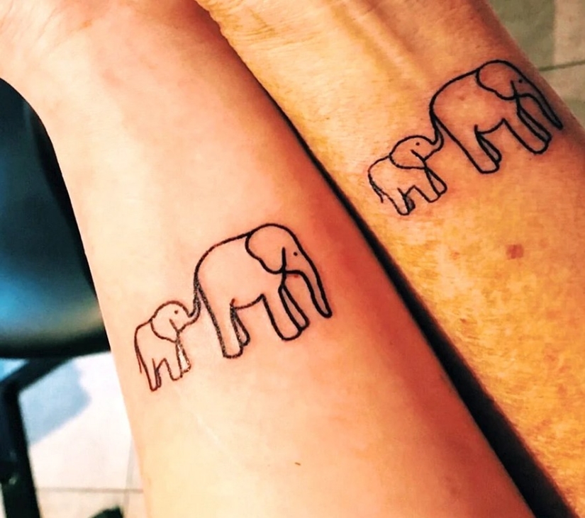 Tatuajes de madre e hija a juego que dicen mucho sin palabras Tatuajes de madre e hija a juego que dicen mucho sin palabras