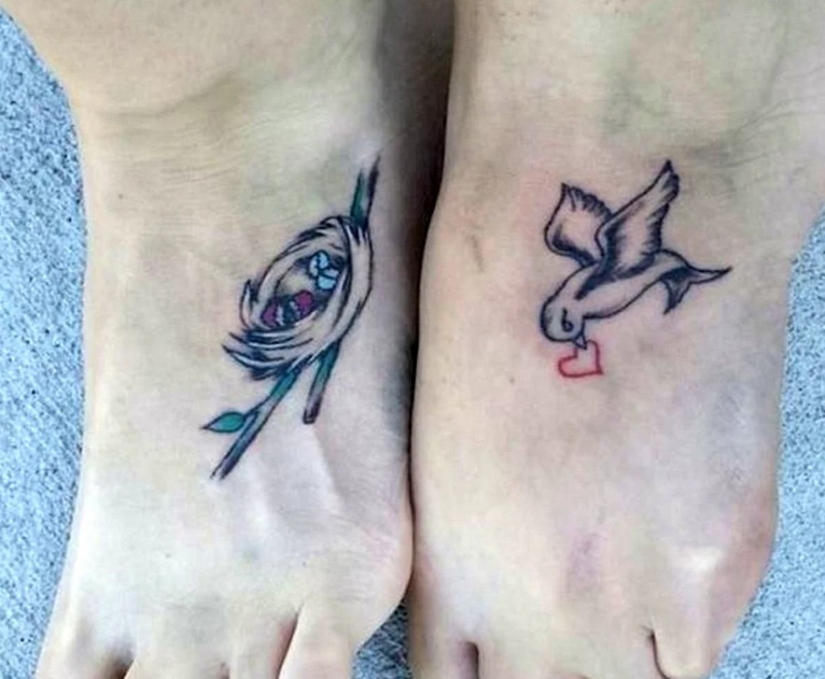 Tatuajes de madre e hija a juego que dicen mucho sin palabras Tatuajes de madre e hija a juego que dicen mucho sin palabras