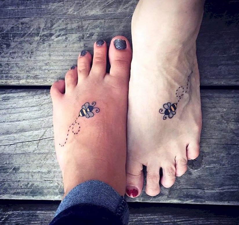 Tatuajes de madre e hija a juego que dicen mucho sin palabras Tatuajes de madre e hija a juego que dicen mucho sin palabras