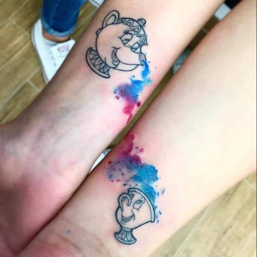Tatuajes de madre e hija a juego que dicen mucho sin palabras Tatuajes de madre e hija a juego que dicen mucho sin palabras