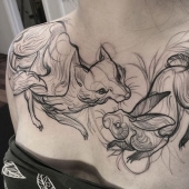 Tatuajes que parecen dibujos a lápiz
