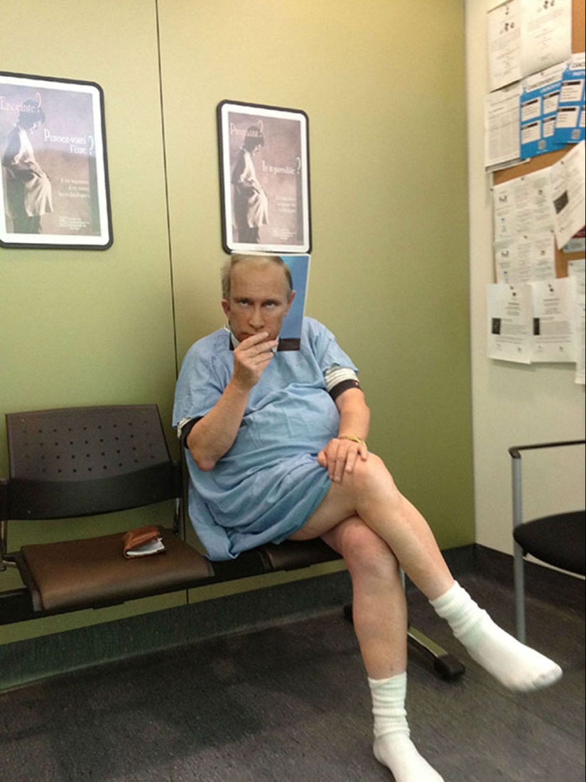 That awkward moment when the cover is in the reader's face