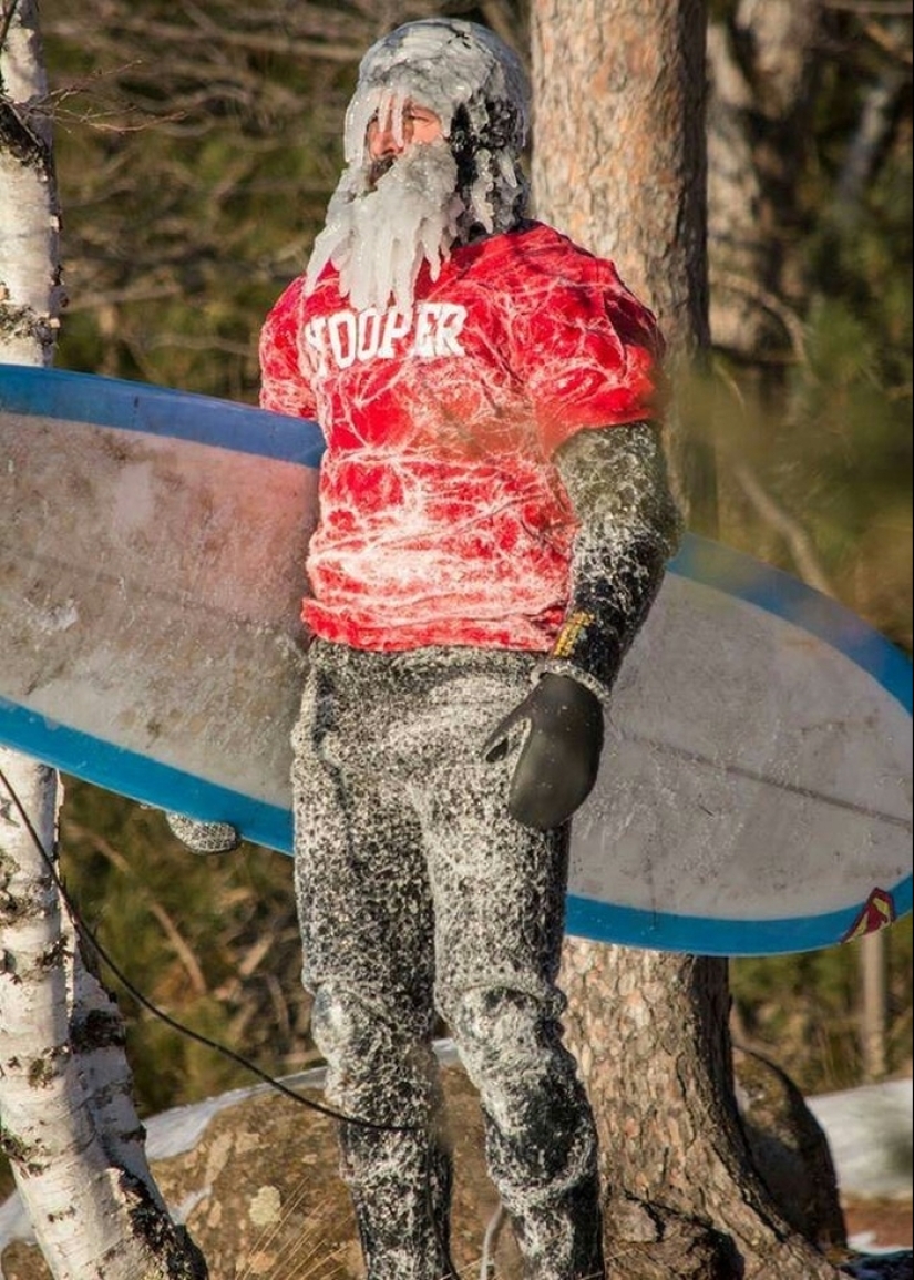 That's what a real winter: 30+ photos that you will be cold