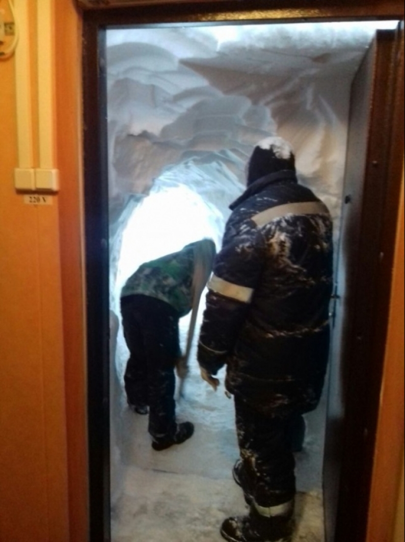 That's what a real winter: 30+ photos that you will be cold