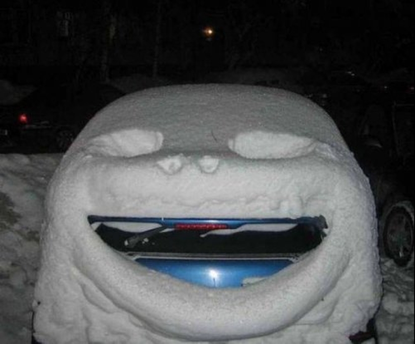 That's what a real winter: 30+ photos that you will be cold
