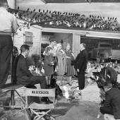 The best shots from the set of Hitchcock, the master of suspense