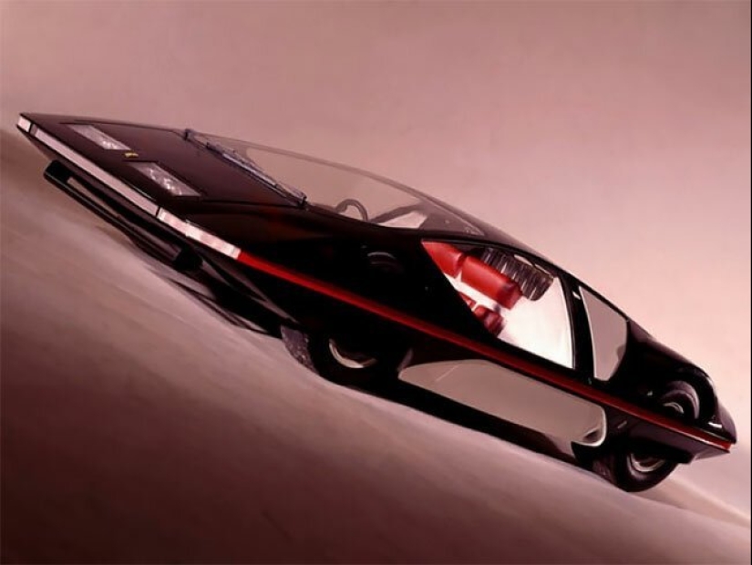 The elegance of retro-futurism: Italian car of the future in 1970 The elegance of retro-futurism: Italian car of the future in 1970