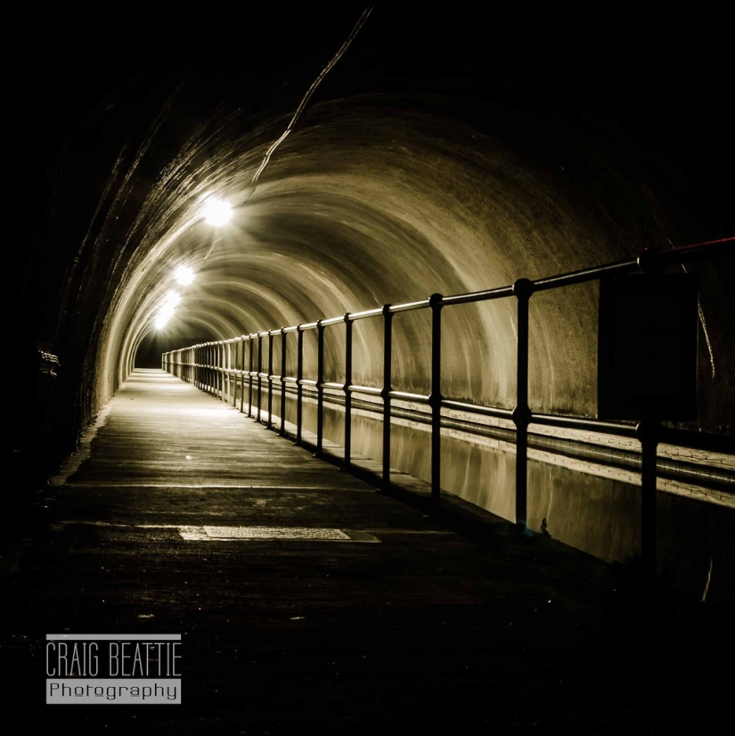 The Falkirk Wheel is a unique rotating structure that lifts entire ships