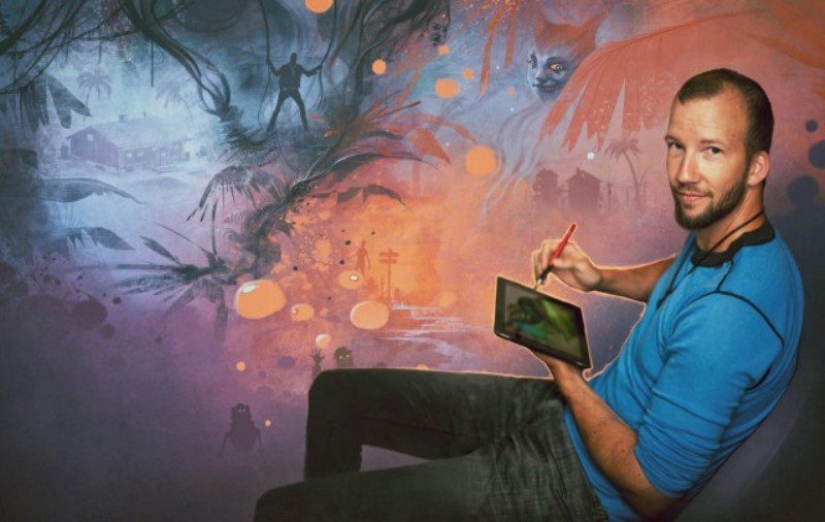 The fantastic color Worlds of Nikolai Lockertsen