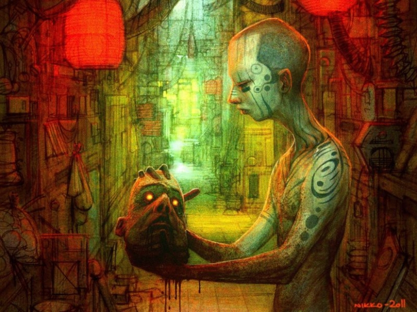 The fantastic color Worlds of Nikolai Lockertsen