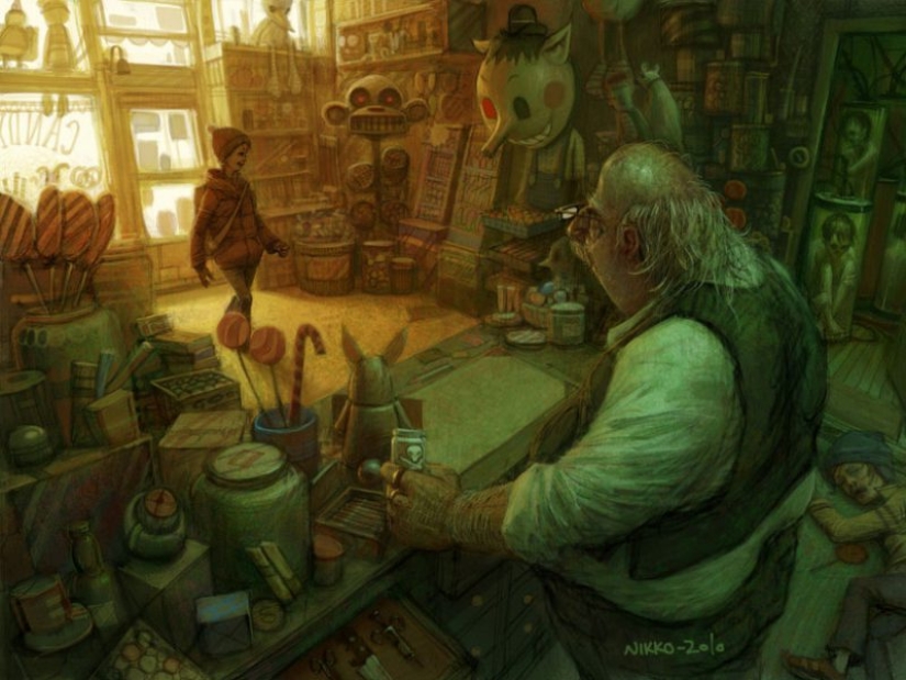 The fantastic color Worlds of Nikolai Lockertsen