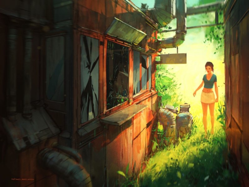 The fantastic color Worlds of Nikolai Lockertsen