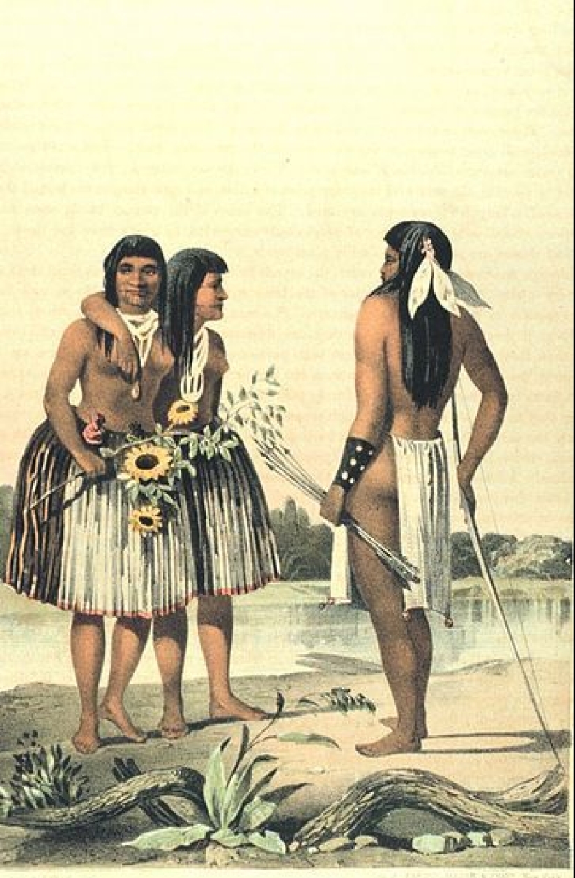 The history of olive Oatman — girl with the tattooed face who has lived five years with the Indians