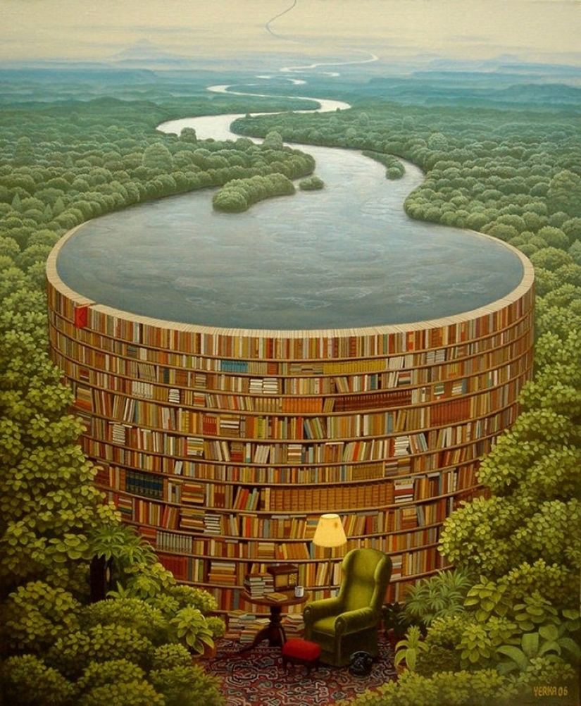 The longer you look, the more you see: the surreal worlds of Jacek Yerka The longer you look, the more you see: the surreal worlds of Jacek Yerka