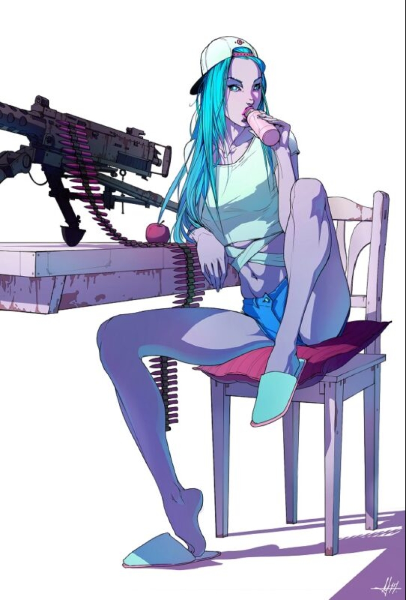 The militant beauties of Christophe Young The militant beauties of Christophe Young