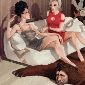 The non-childish drawings of this Russian artist are very ambiguous