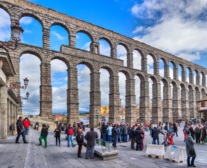 The only ancient Roman aqueduct that is still in use for its intended purpose