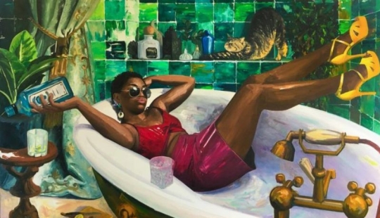 The paradise island of Reunion and its inhabitants in the paintings of Aurélie Quenten The paradise island of Reunion and its inhabitants in the paintings of Aurélie Quenten