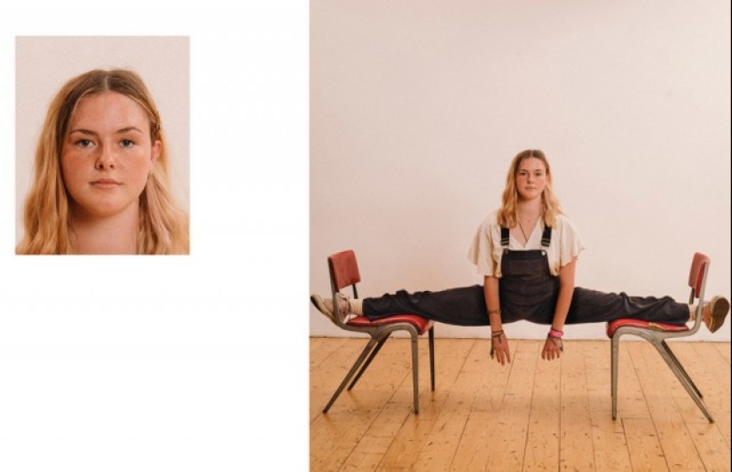 The photographer made fun of a standard passport photo: that's what chaos is happening behind the scenes The photographer made fun of a standard passport photo: that's what chaos is happening behind the scenes