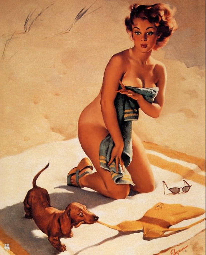The real America in the works of the master of the pin-up genre Gil Elvgren The real America in the works of the master of the pin-up genre Gil Elvgren